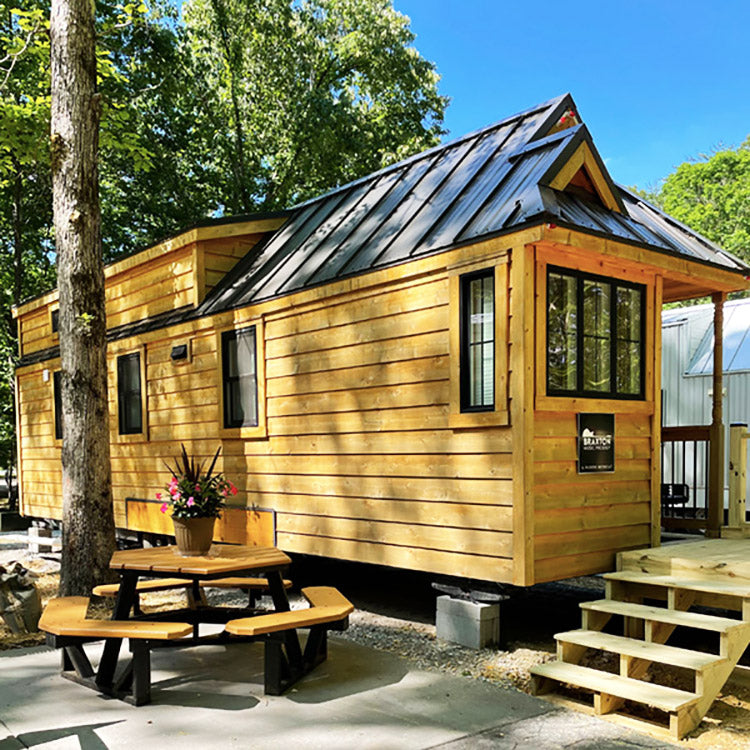 Castle-To-Go Trailer House: Model TH0102. Customizable & Delivered to You Fully Equipped & Furnished To Your Requests.
