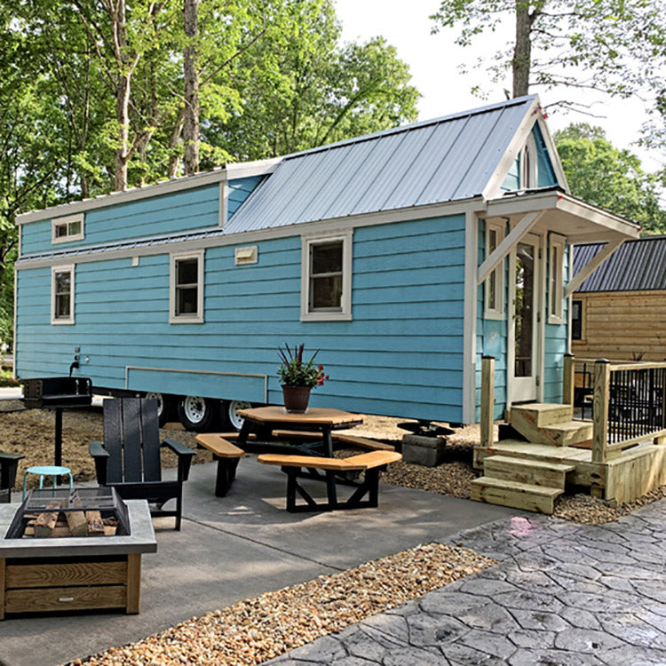 Castle-To-Go Trailer House: Model TH0104. Customizable & Delivered to You Fully Equipped & Furnished To Your Requests.