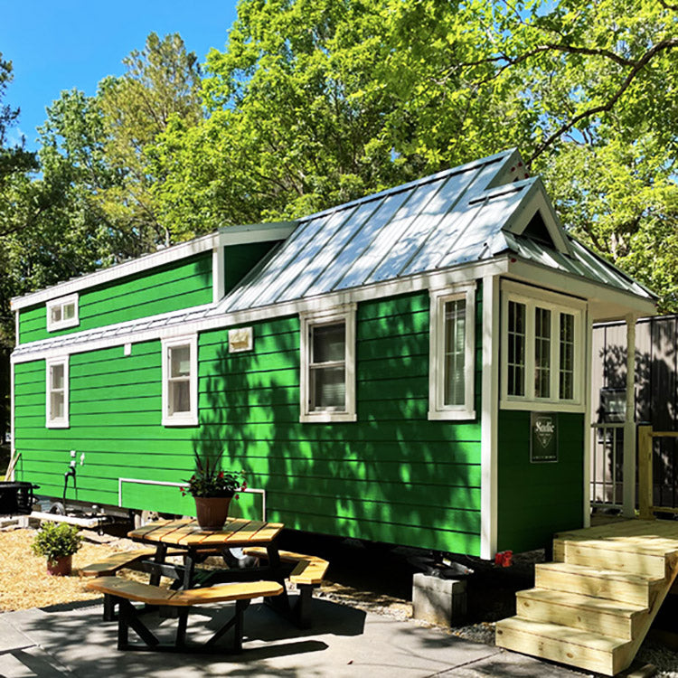 Castle-To-Go Trailer House: Model TH0105. Customizable & Delivered to You Fully Equipped & Furnished To Your Requests.